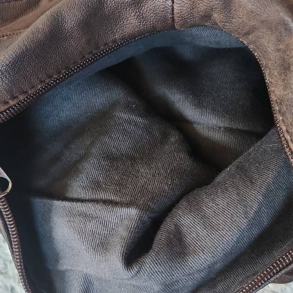 Vintage Sarah Patchwork Leather Tie Shoulder Bag Purse - Picture 8 of 8